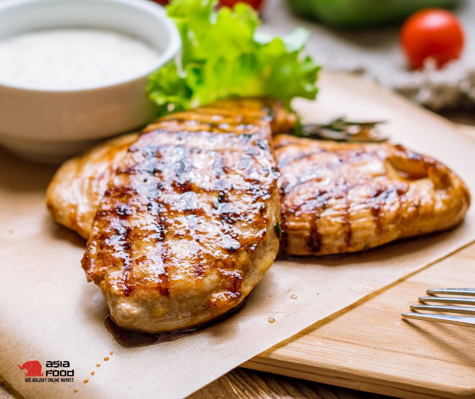 Grilovaná kuřecí prsa