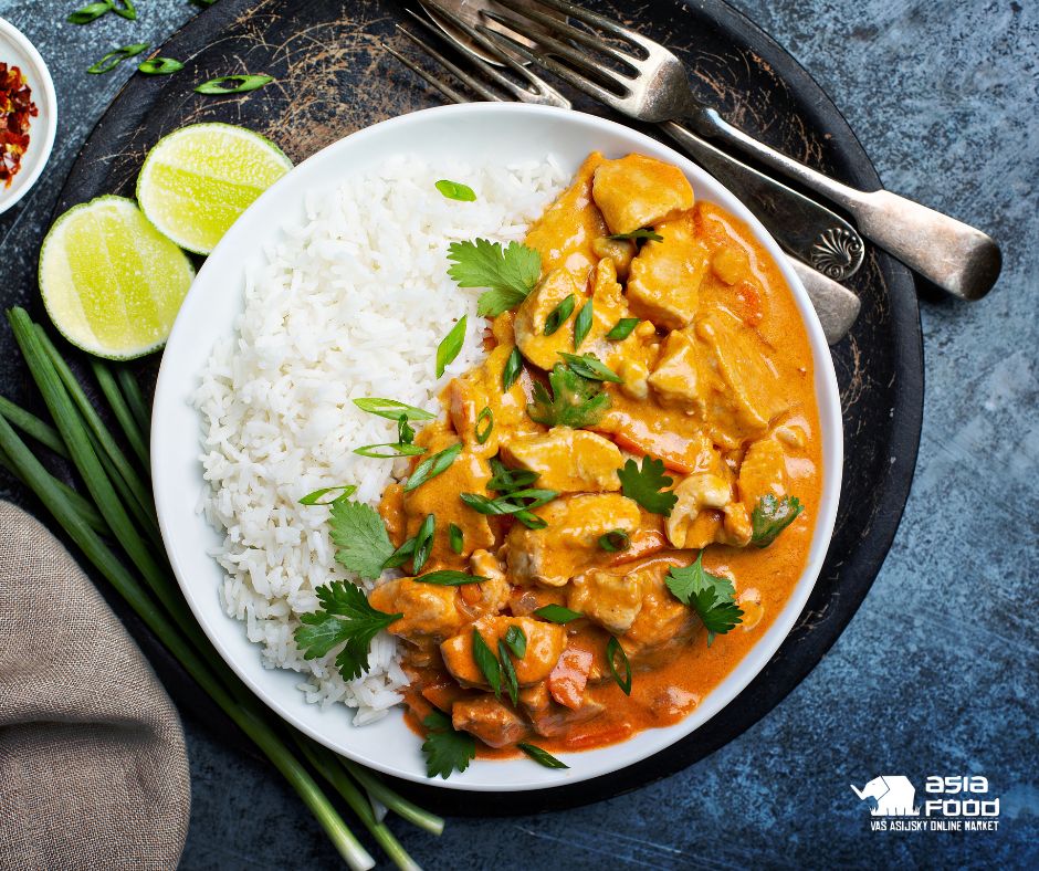 Kari kuřecí nudličky na sherry