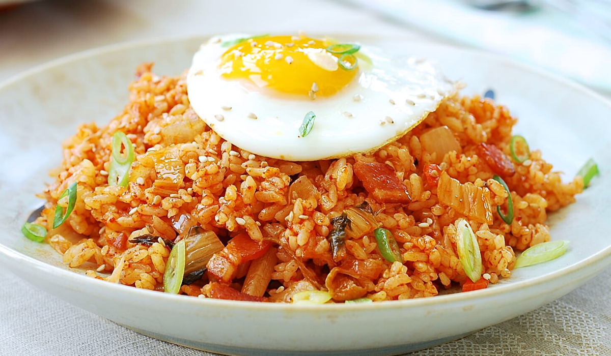 Kimchi smažená rýže 