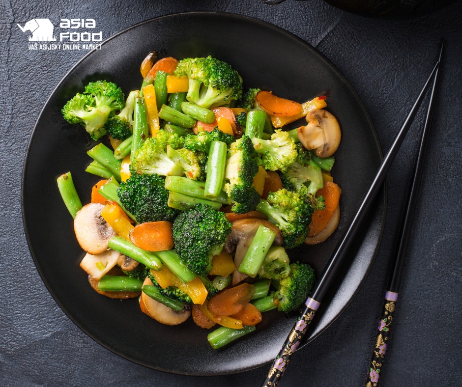 Restovaná zelenina se zázvorem