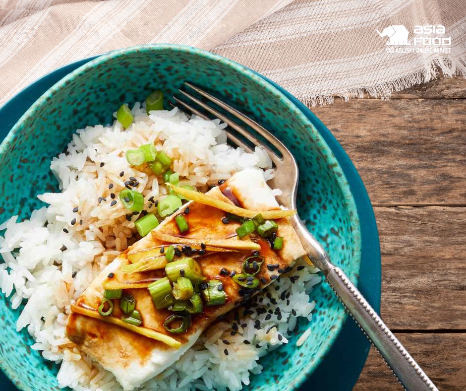 Dušená ryba se zázvorem