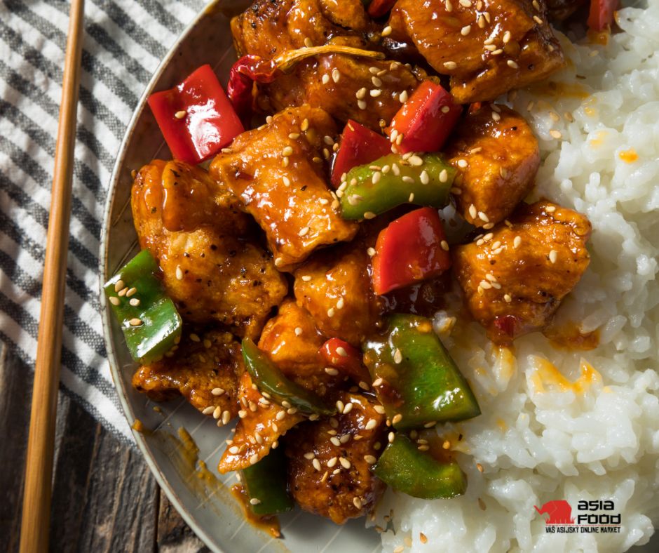 Sečuánské kuřecí nudličky