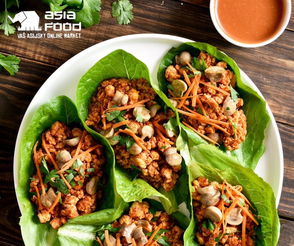 Rychlé asijské salátové wrapy