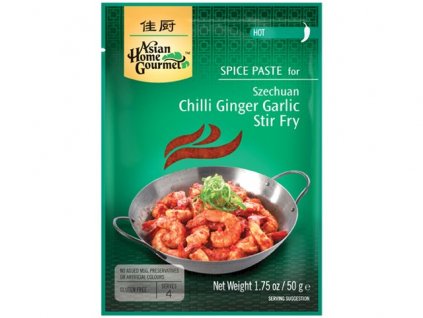 Sečuánské Stir-Fry s chilli, zázvorem a česnekem pasta 50 g