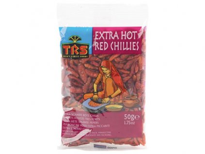 Chilli papričky sušené extra pálivé 50 g