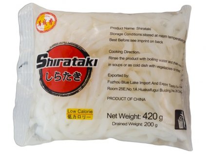 Shirataki nudle "udon" (kulatý tvar)  420 g