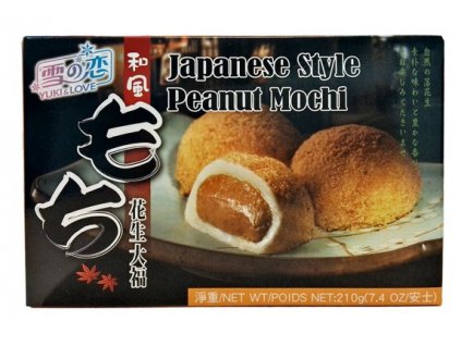 Japonské Mochi s arašídovou náplní 210 g