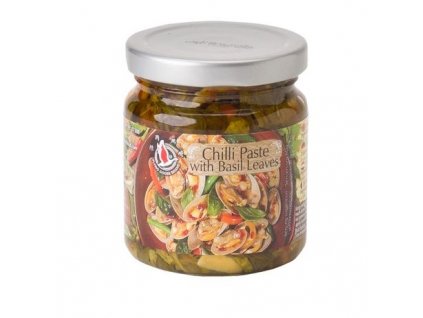 Chilli pasta s bazalkovými listy 180 g