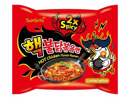 Instantní nudle Samyang s příchutí extra pálivého kuřete 140 g