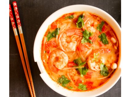 Thajská polévka TOM YUM GOONG - videorecept a suroviny