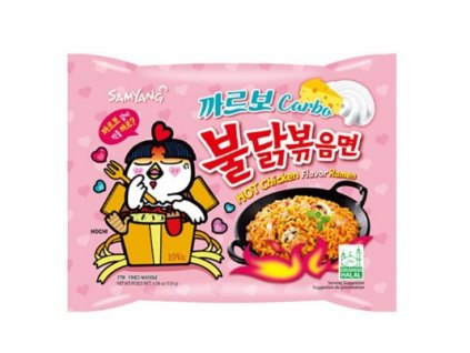 Instantní nudle Samyang hot chicken carbo 130 g