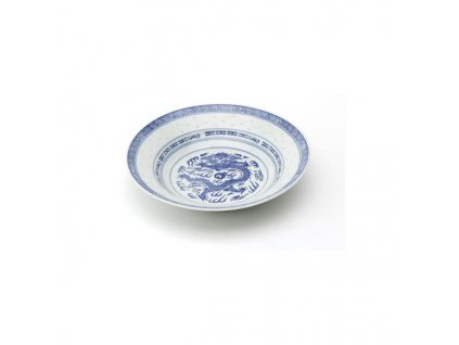 Talíř z rýžového porcelánu hluboký 22,5 cm