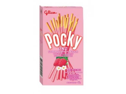 Pocky tyčinky jahoda 45 g - PO EXPIRACI