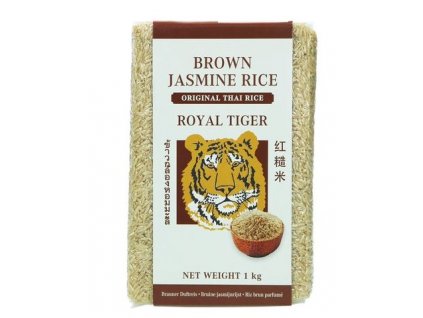 Royal Tiger hnědá jasmínová rýže 1 kg