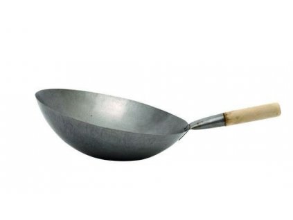Pánev wok ocelová průměr 33 cm