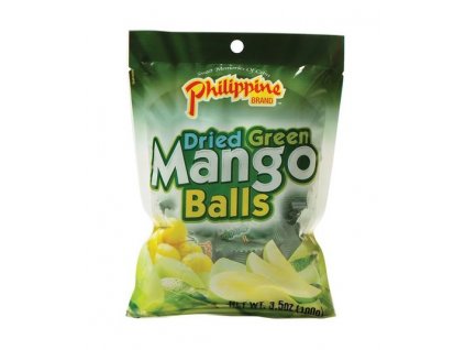 Sušené zelené mango kuličky 100 g
