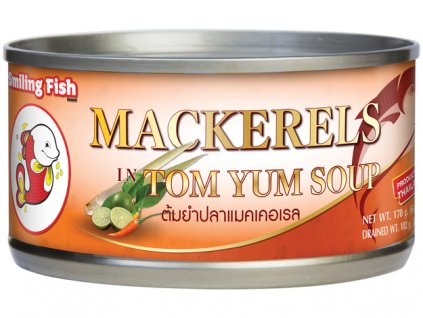 Kousky makrely v polévce Tom Yum 170 g