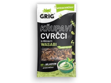 Křupaví cvrčci Wasabi 13 g