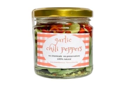 garlic chilli peppers