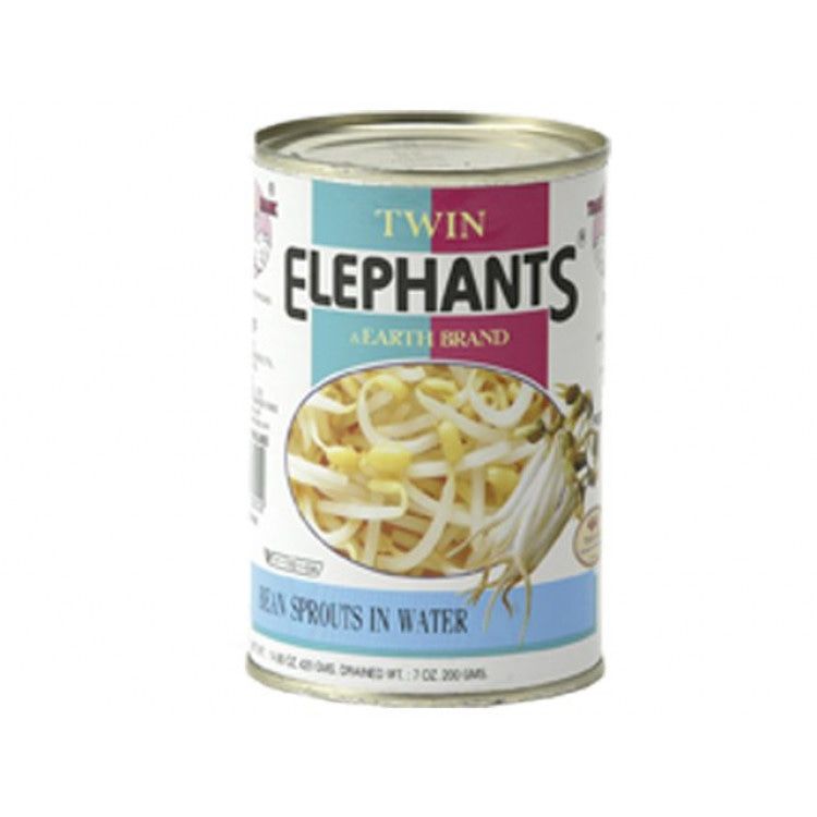 TWIN ELEPHANT EARTH Fazolové výhonky ve vodě 420 g