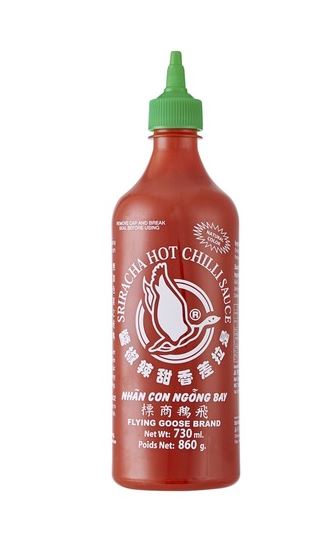 Levně FLYING GOOSE Sriracha chilli omáčka 730 ml
