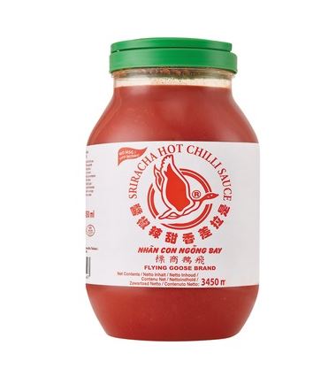 Levně FLYING GOOSE Sriracha chilli omáčka 3450 ml