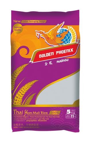 Jasmínová rýže thajská Golden Phoenix 5 kg
