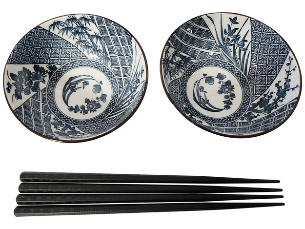 Golden turtle Dárkový set misek pro Ramen