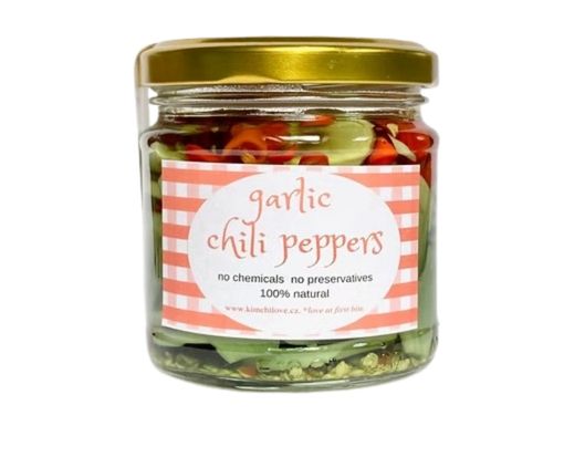Levně KimchiLove Česnekové Chili Papričky pro Pho polévky 180g