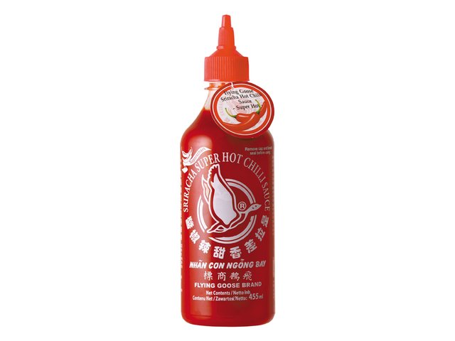 Levně FLYING GOOSE Sriracha chilli omáčka extra pálivá 455 ml