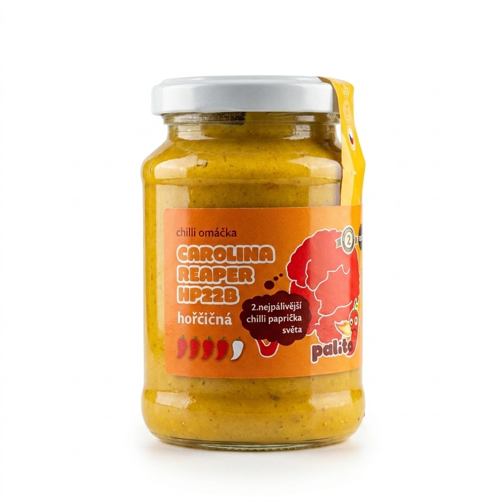Levně Palito Family Carolina Reaper - hořčičná chilli omáčka 200 ml