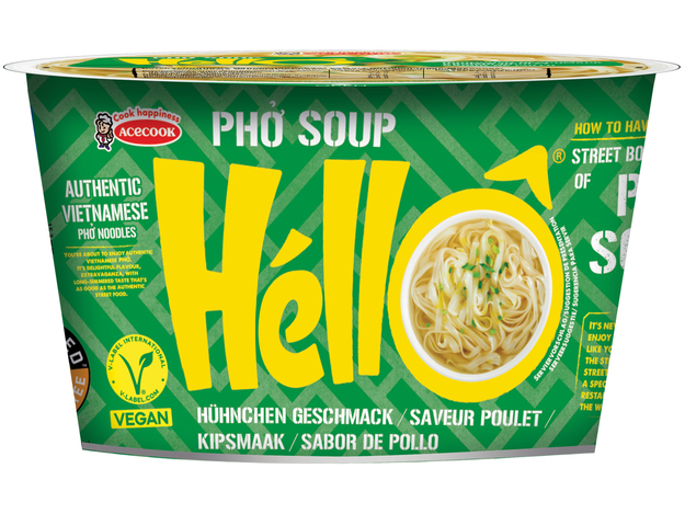 Hello Pho instantní rýžové nudle s kuřecí příchutí 70 g