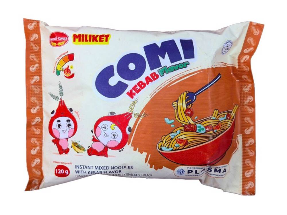 COLUSA-MILIKET Miliket COMI instantní nudle s příchutí Kebab 120 g