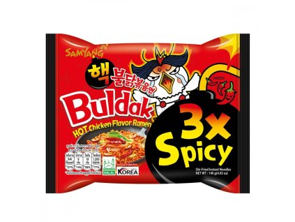 SAMYANG Buldak inst.nudle kuřecí (3X extrém.pálivá) 140g