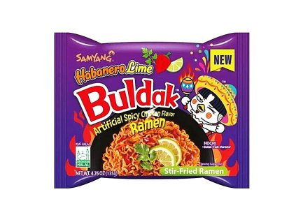 SAMYANG Buldak Inst.nudle Buldak Habanero Lime 135g