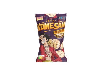 Komesan One Piece Barbecue Flavored Rice Chips 60g EU