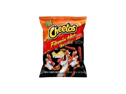 Cheetos Flamin' Hot Crunchy Cheese Křupky 99,2g USA