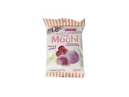Q Brand Mochi Custard Raspberry Individuálně Balené 110g TWN