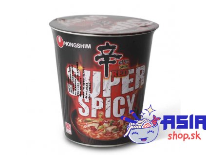 nongshim shin red cup super pikantne instantne rezance 68g 3528