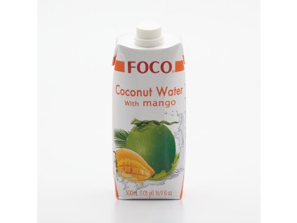 FOCO coconut water MANGO 500 ml