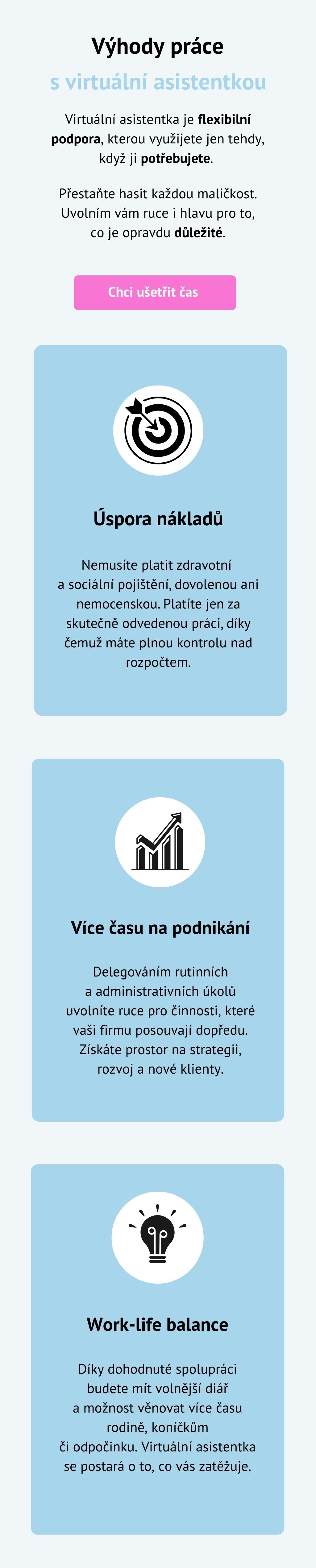 Výhody virtuální asistence