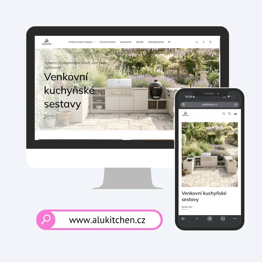ALUKITCHEN – e-shop s luxusními venkovními kuchyněmi