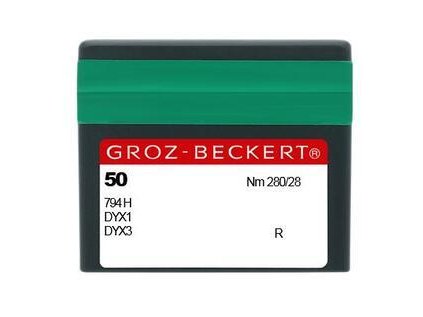 jehly 794H pro stroje Extra těžké šití JUKI-PLK (dříve Mitsubishi), síla 280 - 1 ks jehly