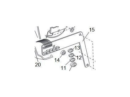 Tištěný spoj 850517004 pro stroj JANOME