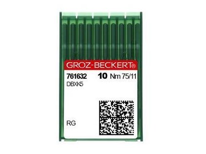 Jehly DBxK5/75 RG pro vyšívací stroj, balení 10 ks