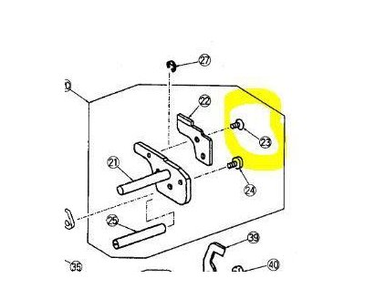 Šroub 000102221 (4x6) - Janome