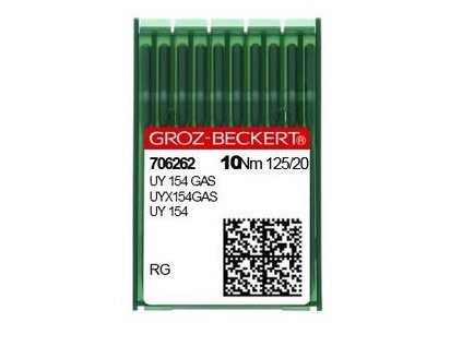 Jehly UY154 GAS síla 125/20, RG, balení 10 ks