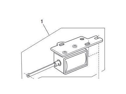 Solenoid odstřihu nitě (jednotka) č. 846586001 JANOME