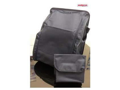 Taška na domácí overlock tm. modrá vč. praktické kapsičky na příslušenství