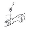 Šroub (hexagonal socket screw 4x6 (WP), č. 553245008  Janome
